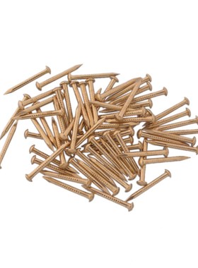 50pcs 21X2MM Chinese Archaize Round Head Gold Antique Pure C