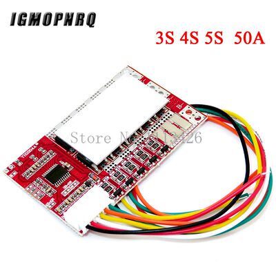 3S 4S 5S 50A BMS Board 3.2V/3.7V Iron Phosphate LiFePO4 Batt