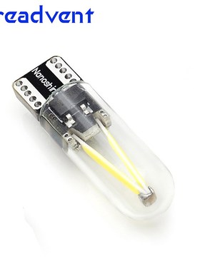 Newest W5W led T10 cob glass car light Led filat auto automo