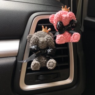 Automobile air-conditioning outlet perfume clip bear lasting