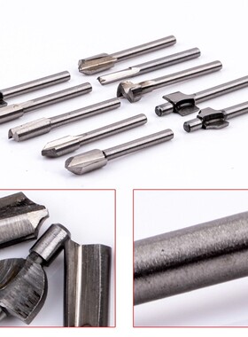 10pcs 1/8 inch HSS Carpentry Router Bits 3mm Cutter Milling