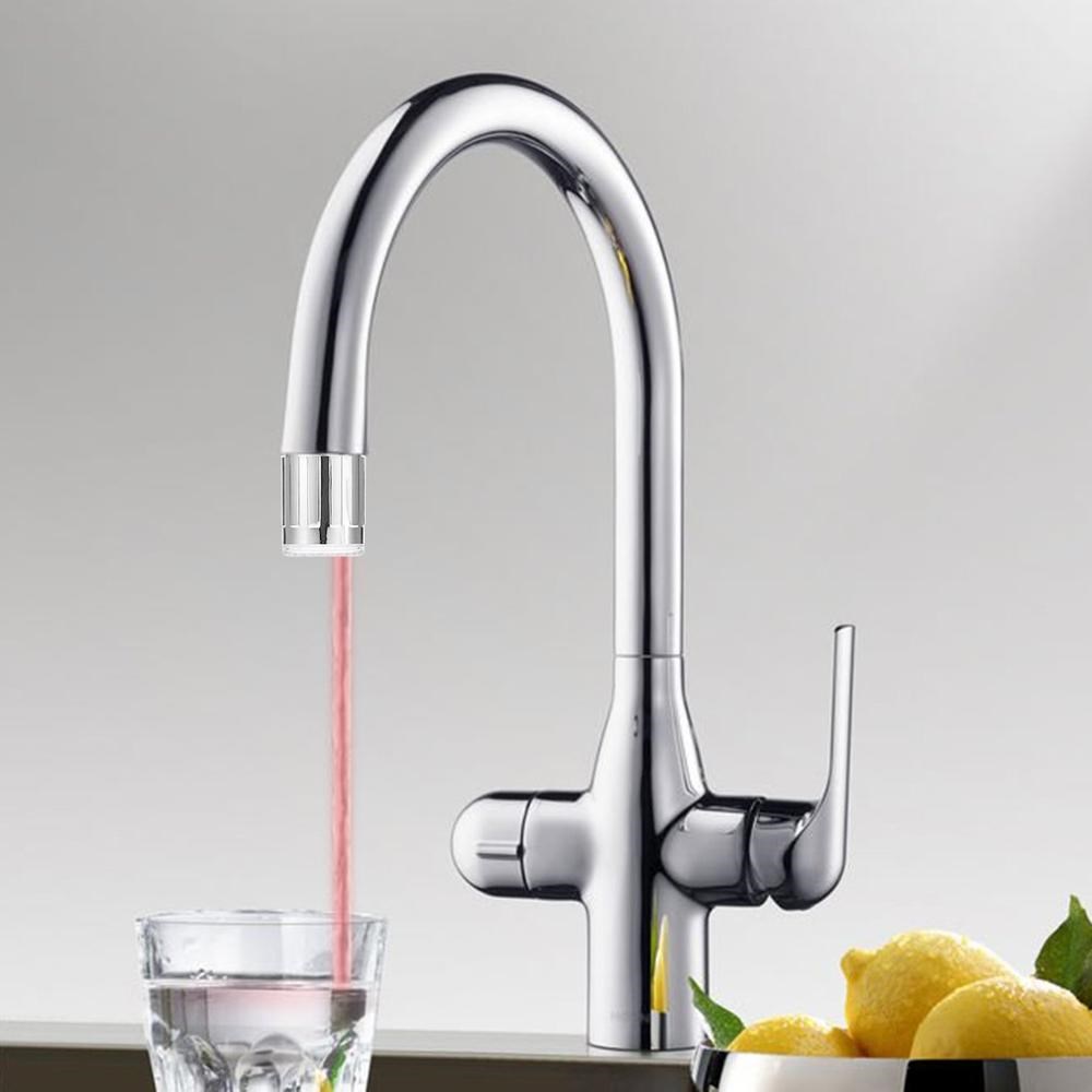 Kitchen LED faucet Water tap Taps accessory temperature fauc