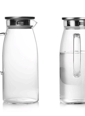 Hot 1300/1500/2000ml Transparent Glass Pitcher Hot/Cold Wate