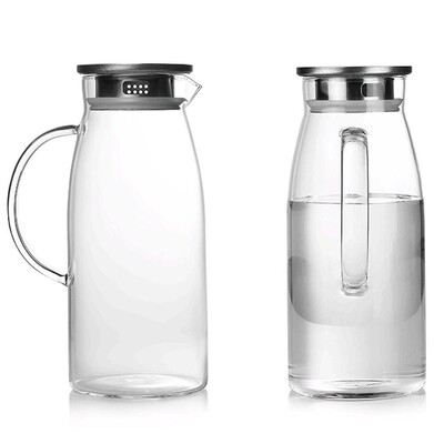 Hot 1300/1500/2000ml Transparent Glass Pitcher Hot/Cold Wate