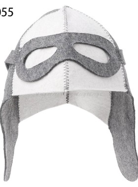 Wool Felt Sauna Hat Anti Heat Russian Banya Cap 适用于 Bath