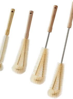 Kitchen Cleaning Brush L-shaped Coffee Tea Glass Cup Brush B