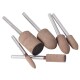 Cowhide Head Rod Grinding 6pcs Polishing Mounted Wheel Set