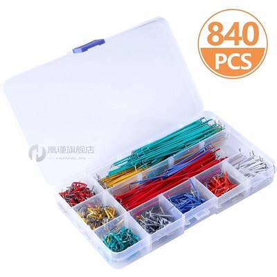 Jumper Wire Kit 840 Pcs Preformed Breadboard Jumper Wire Kit