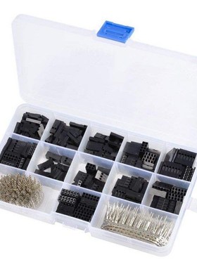 620pcs Dupont Connector 2.54mm, Dupont Cable Jumper Wire Pin