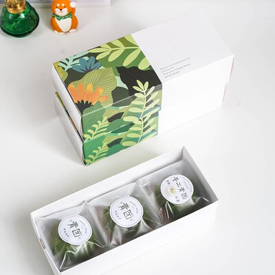 Dakwaz packaging baking handmade desserts mung bean cake coo