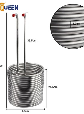 Stainless Steel Coil Tube Immersion Wort Chiller Beer/Wine C
