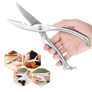 10'' Heavy Duty Stainless Chicken Bone Scissor Kitchen Poult