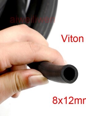 8x12mm 8mm id Fluorine rubber hose FKM tube Viton tubing FPM