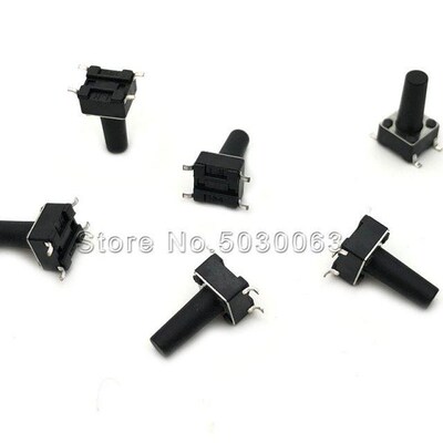 100pcs/lot 6*6*12MM Touch  Key  Button Switch 6X12 Micro Swi