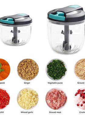 Manual Food Chopper Food Processor Vegetable Fruits Meat Cut