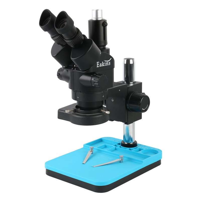 3.5X 7X 45X 90X Simul-focal Continuous Zoom Trinocular Stere