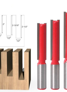 1/3 PC Straight/Dado Router Bit 1/2