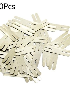 Dropship 100pcs 0.2x30x8mm Nickel Plated Steel Strap Sheets