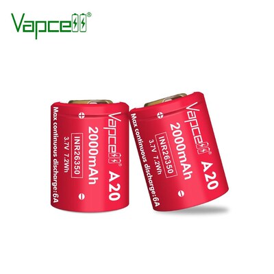 1pcs original ll 26350 battery 2000mah 6A A20 rechargeable b