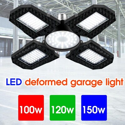 LED Garage Lights High Bay Workshop Ceiling Warehouse Lighti