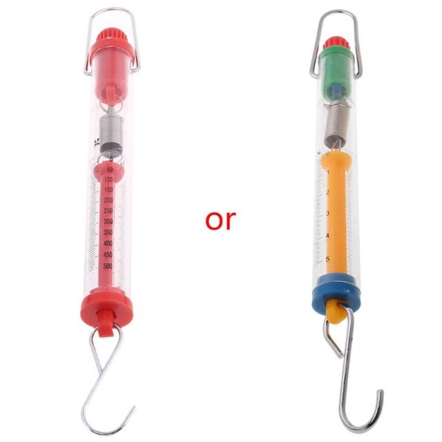 Newton Force Meter Spring Scale 5N 500g Dual Scale Labeled B