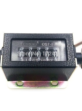 D67-F 5 digit counters Black Casing Mechanical Pull Stroke C