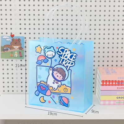 Ins portable bear exquisite gift bag plastic lovely girl