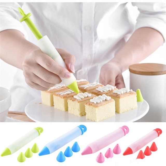 1pc Silicone Food Writing Pen Chocolate Decorating tools Cre
