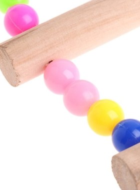 Birds Pets Parrots Ladders Climbing Toy Hanging Colorful Bal