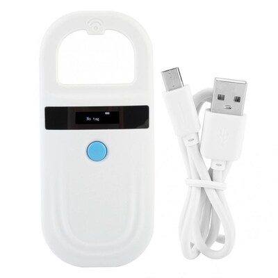 Rechargeable Animal Chip ID Scanner Microchip Scanner Pet Ta
