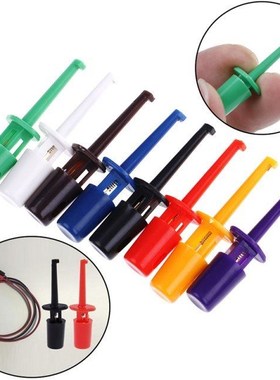 12/10pcs Single Test Hook Clip Test Probe For Electronic Tes
