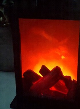 LED Fireplace Flame Lantern Lamps Simulated Fireplace Lamps