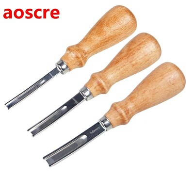 3 size A4mm A6mm A8mm Practical Leather Craft Edge Beveler S