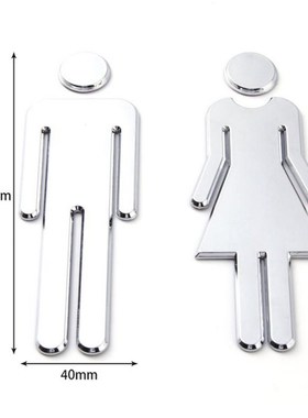 Toilet /Loo /Bathroom /Restroom /WC Door Wall Sign Signage M