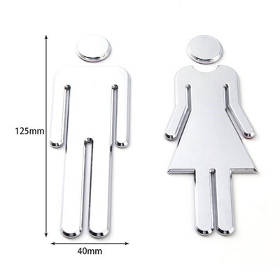 Toilet /Loo /Bathroom /Restroom /WC Door Wall Sign Signage M