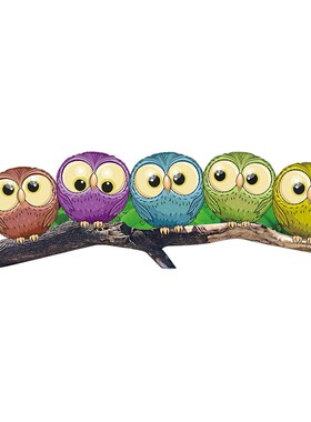 Car Rear Windshield Sticker Cute Owl Rear Wiper Sticker For