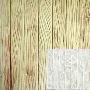 Wood Panel Mould Fondant Cake Decorating Tools Silicone Mold