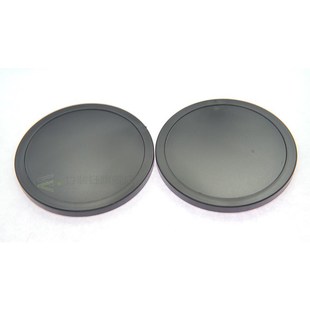 2Pcs Black Air Hockey Table Pusher Puck 63mm 2-1/2