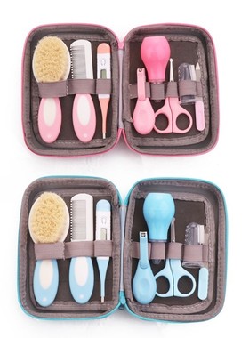 Baby Grooming Nail Clipper Comb Brush Nasal Aspirator Scisso