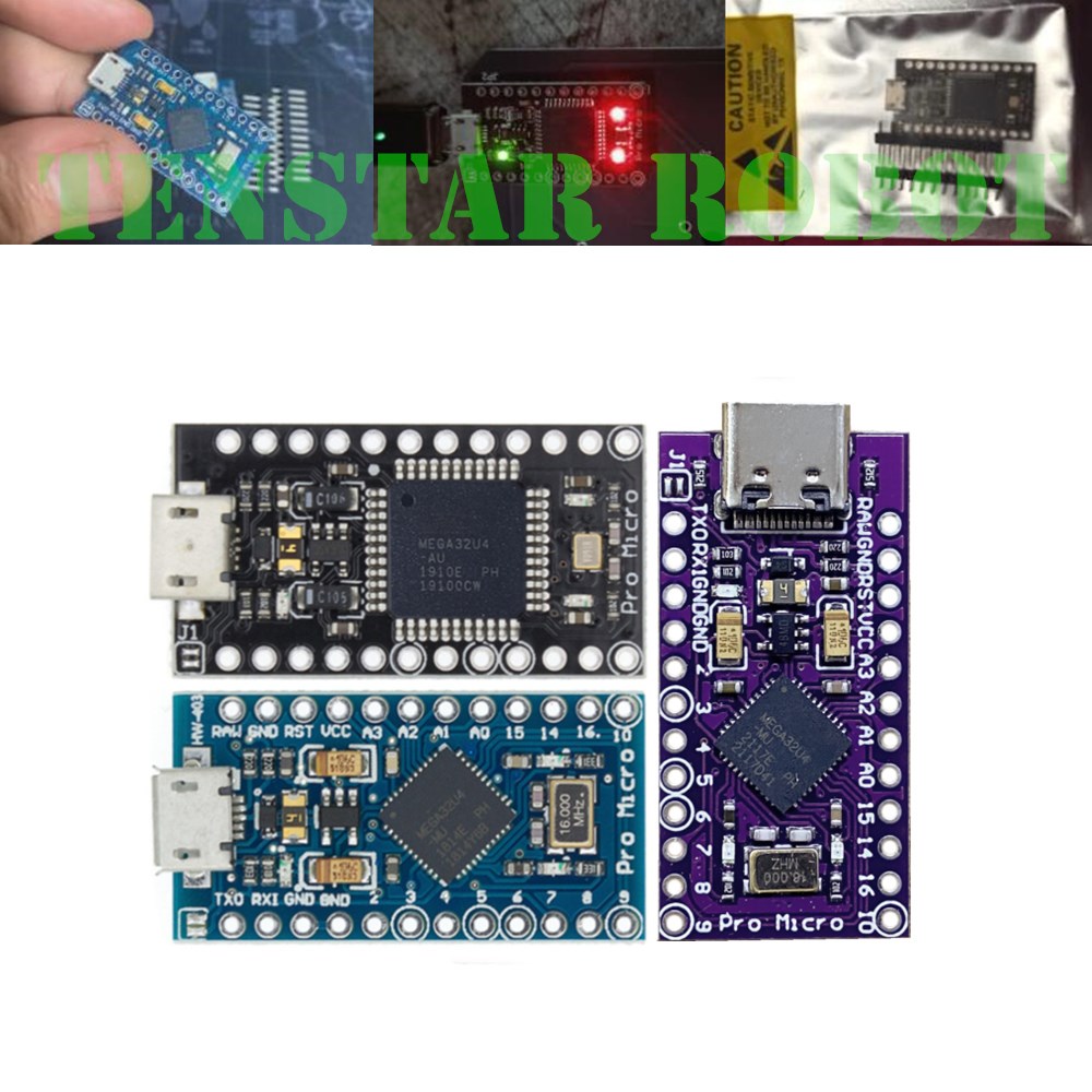 MICRO/TYPE-C USB ATMEGA32U4 Module 5V 16MHz Board For Arduin