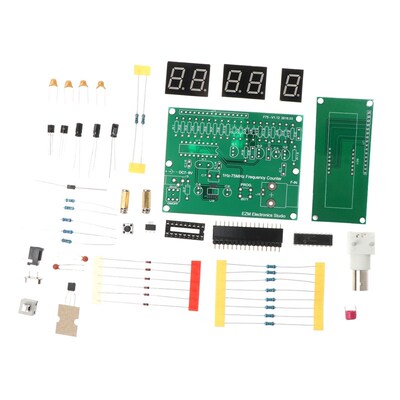 1Hz-75MHz Frequency Counter 7V-9V 50mA DIY Kit Cymometer Mod