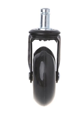 1Pc 2.5Inch PU Furniture Casters 360 Degree Swivel Mute For