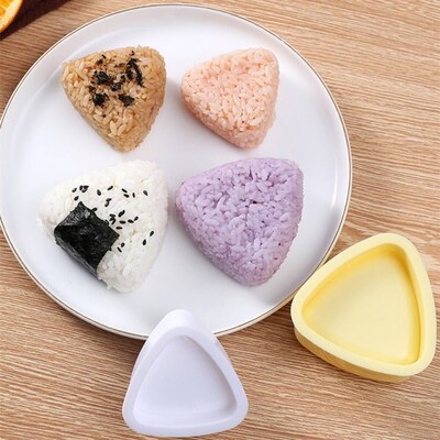 New DIY Sushi Mold Onigiri Rice Ball Food Press Triangular S