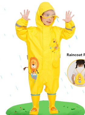 1-10 Years Old Children Raincoat Kids Boys Girls Waterproof