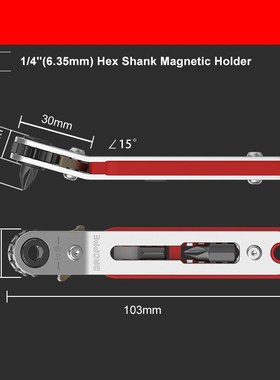 3Choices Mini Magnetic Ratchet Wrench 1/4