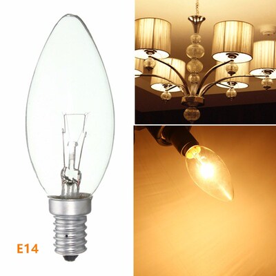 New Incandescent Lamp Filament Bulb E14 25W/40W/60W Refriger