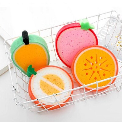 Thicken Scouring Pad Clearing Sponge Dish Cloth Cleaning Sco