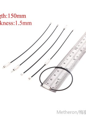 5Pcs EDC Stainless steel wire keychain ring key keyring circ