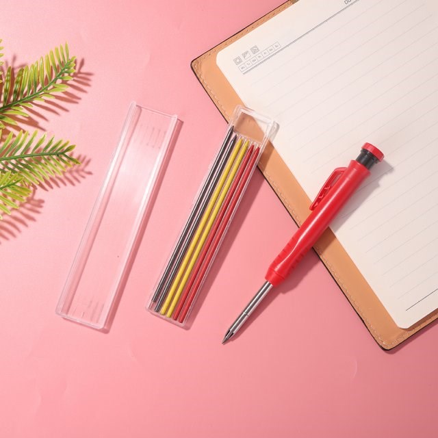 Built-in Sharpener Woodworking Carpenter Pencil with Refills