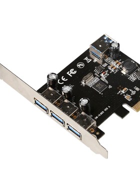 4 Ports USB3.0 Expansion Card PCI Express 2.0 Adapter Card D